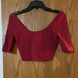 Athleta Exhilarate crop top